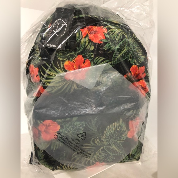 Original Use Handbags - Floral Print Black, Orange & Green Original Use Backpack NWT